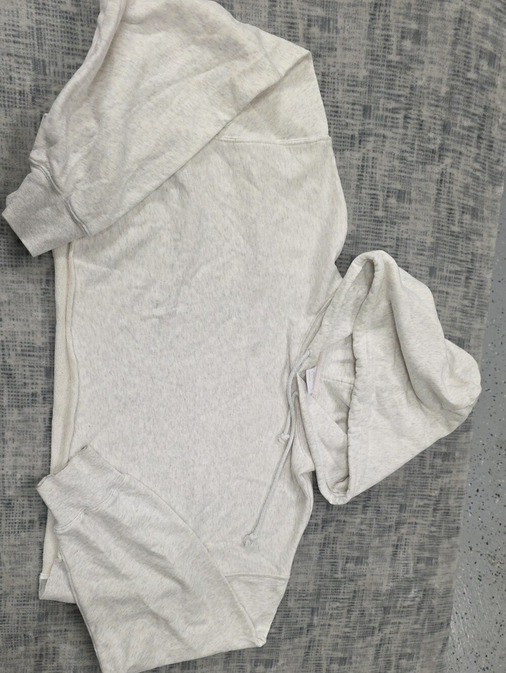 TNA Off-White AIRYAF Fleece Pullover